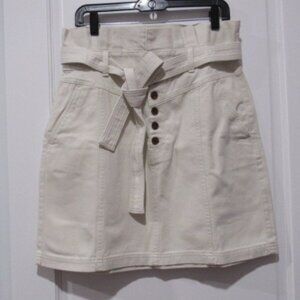 Banana Republic Twill Mini Skirt 12 NWT